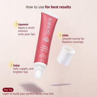 Glossy Lip Butter - Dusky Rose